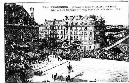 Ville de VINCENNES Carte postale ancienne