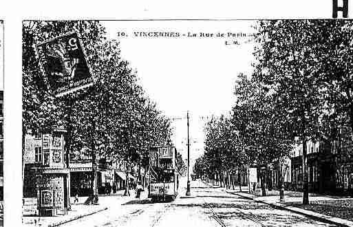 Ville de VINCENNES Carte postale ancienne