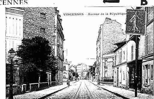 Ville de VINCENNES Carte postale ancienne