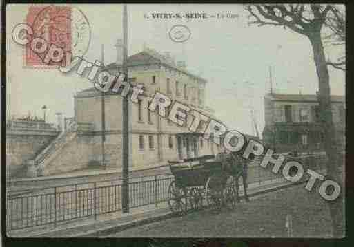 Ville de VITRYSURSEINE Carte postale ancienne