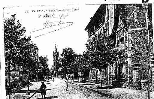 Ville de VITRYSURSEINE Carte postale ancienne