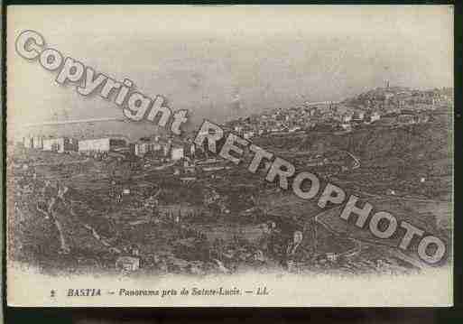 Ville de BASTIA Carte postale ancienne