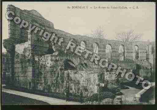 Ville de BORDEAUX Carte postale ancienne