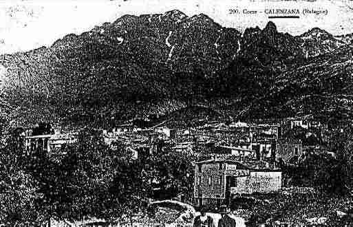 Ville de CALENZANA Carte postale ancienne