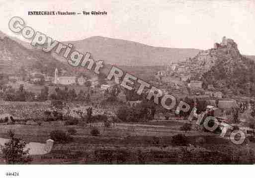 Ville de ENTRECHAUX Carte postale ancienne