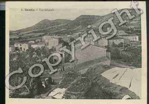 Ville de GARDIE Carte postale ancienne