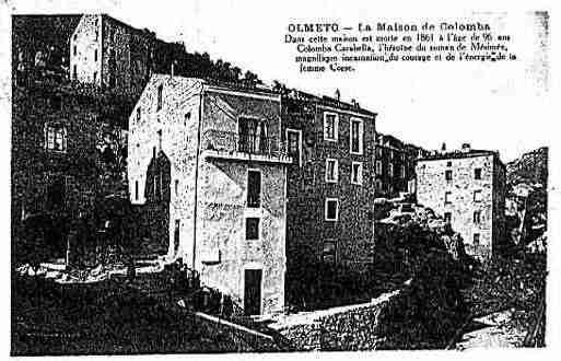 Ville de OLMETO Carte postale ancienne