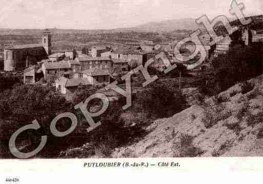 Ville de PUYLOUBIER Carte postale ancienne