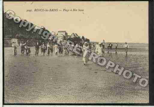 Ville de RONCELESBAINS Carte postale ancienne