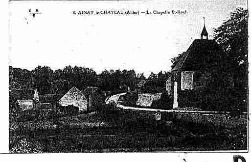 Ville de AINAYLECHATEAU Carte postale ancienne