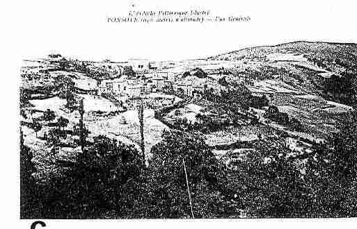 Ville de ALBOUSSIERE Carte postale ancienne