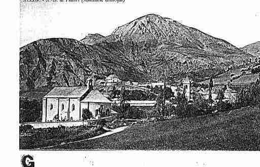 Ville de ALLOS Carte postale ancienne