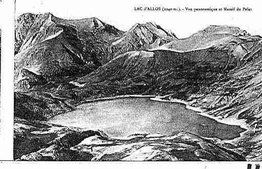 Ville de ALLOS Carte postale ancienne