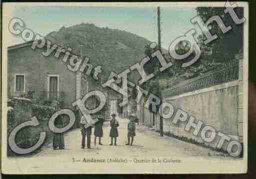 Ville de ANDANCE Carte postale ancienne