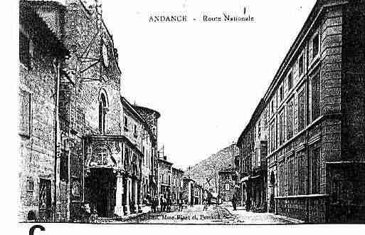 Ville de ANDANCE Carte postale ancienne