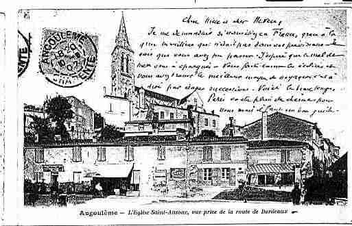 Ville de ANGOULEME Carte postale ancienne