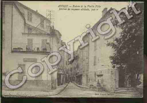 Ville de ANNOT Carte postale ancienne