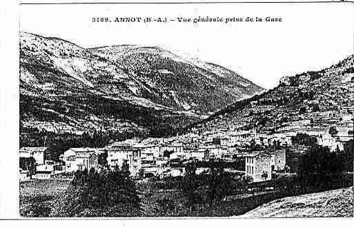 Ville de ANNOT Carte postale ancienne