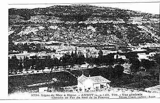 Ville de ANNOT Carte postale ancienne