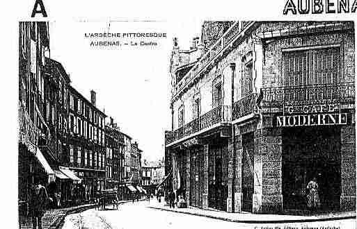 Ville de AUBENAS Carte postale ancienne