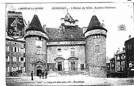 Ville de AUBENAS Carte postale ancienne