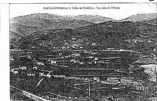 Ville de AUBENAS Carte postale ancienne