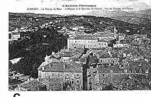 Ville de AUBENAS Carte postale ancienne