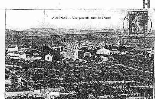 Ville de AUBENAS Carte postale ancienne