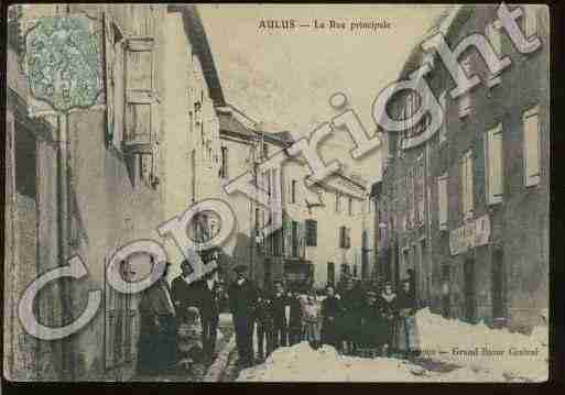 Ville de AULUSLESBAINS Carte postale ancienne