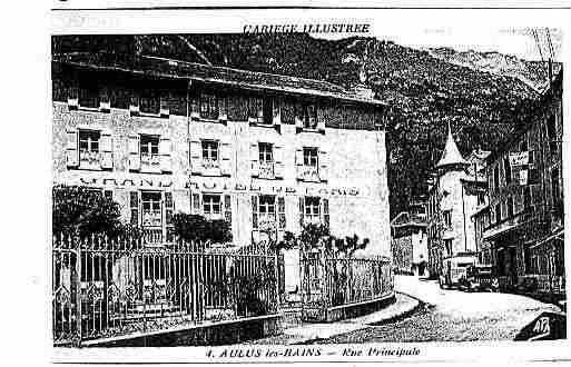 Ville de AULUSLESBAINS Carte postale ancienne