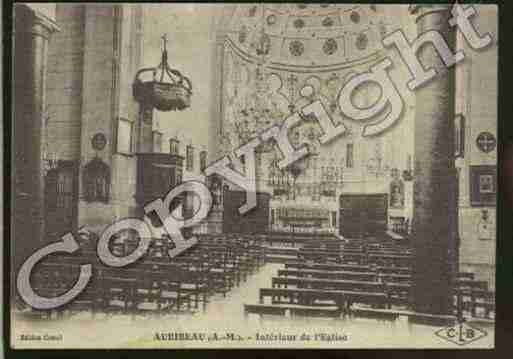 Ville de AURIBEAUSURSIAGNE Carte postale ancienne