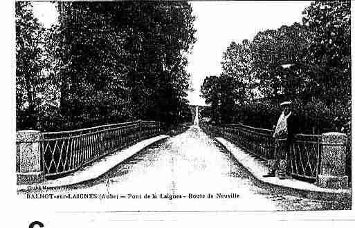 Ville de BALNOTSURLAIGNES Carte postale ancienne