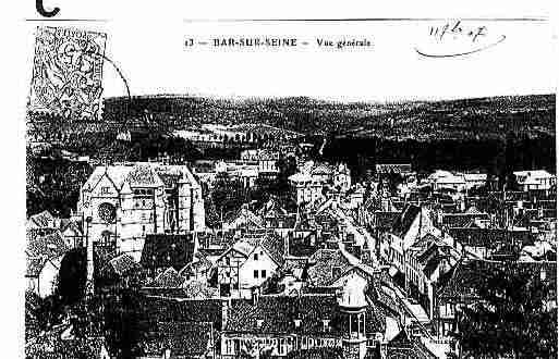 Ville de BARSURSEINE Carte postale ancienne