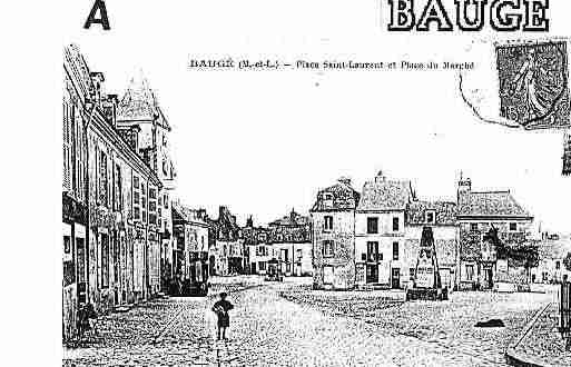 Ville de BAUGE Carte postale ancienne