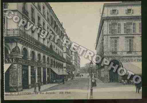 Ville de BAYONNE Carte postale ancienne