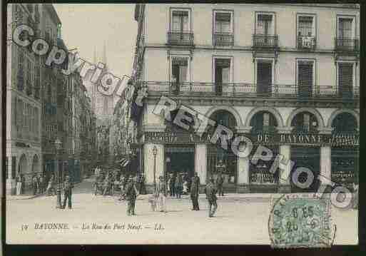 Ville de BAYONNE Carte postale ancienne