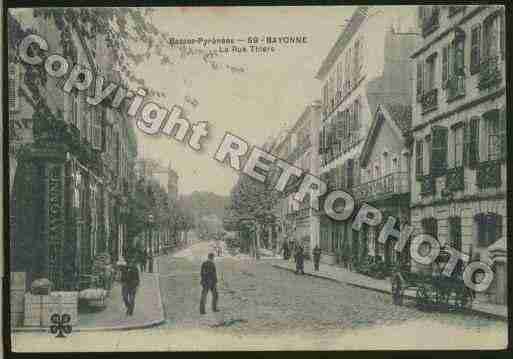 Ville de BAYONNE Carte postale ancienne