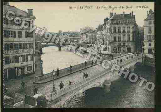 Ville de BAYONNE Carte postale ancienne