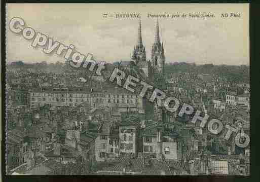 Ville de BAYONNE Carte postale ancienne