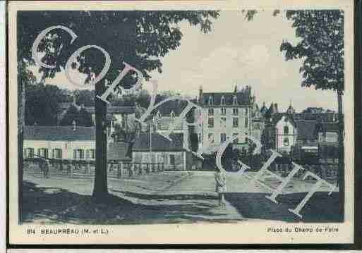 Ville de BEAUPREAU Carte postale ancienne