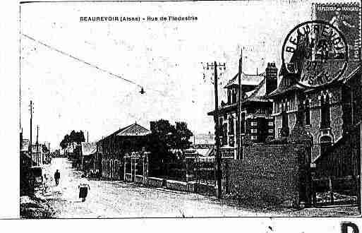 Ville de BEAUREVOIR Carte postale ancienne