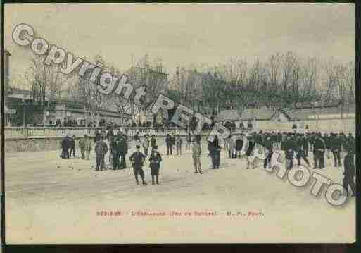 Ville de BEZIERS Carte postale ancienne