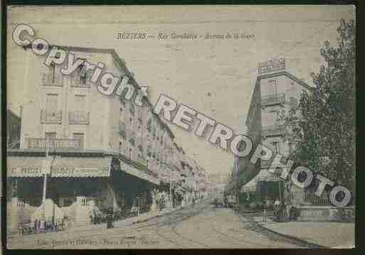 Ville de BEZIERS Carte postale ancienne