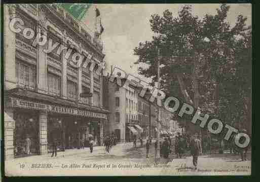 Ville de BEZIERS Carte postale ancienne