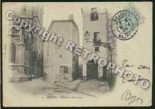 Ville de BEZIERS Carte postale ancienne