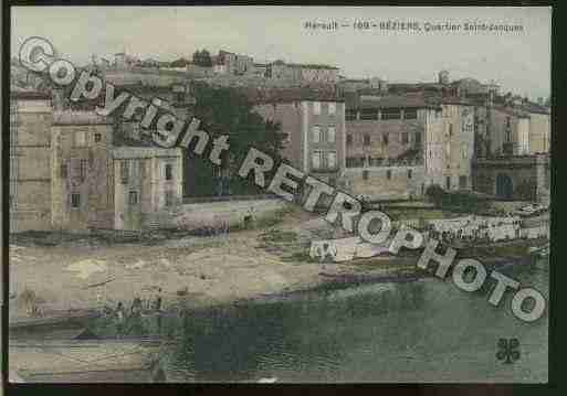 Ville de BEZIERS Carte postale ancienne