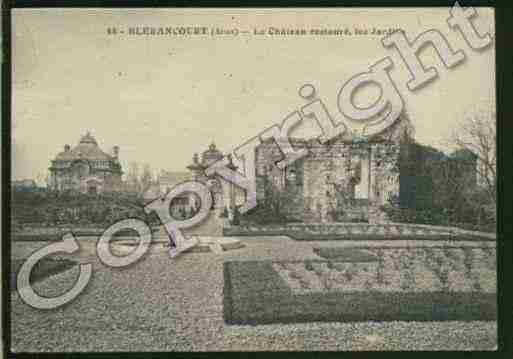 Ville de BLERANCOURT Carte postale ancienne