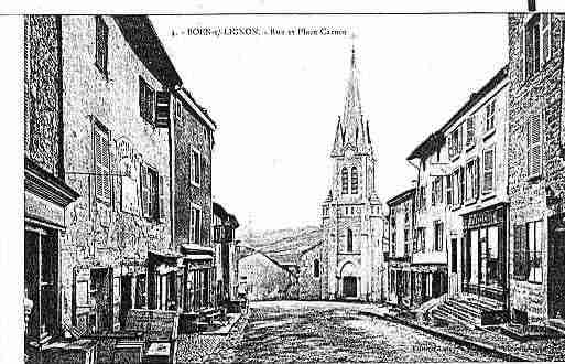 Ville de BOEN Carte postale ancienne