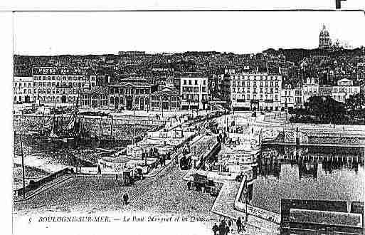 Ville de BOULOGNESURMER Carte postale ancienne