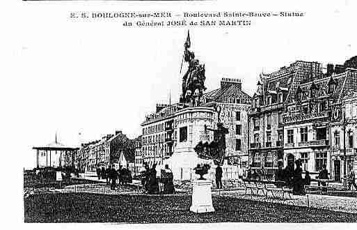 Ville de BOULOGNESURMER Carte postale ancienne